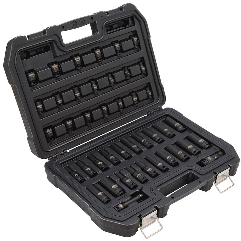 Juego de llaves de vaso de impacto DEWALT de 3/8 pulgadas (42 piezas) - DWMT19248