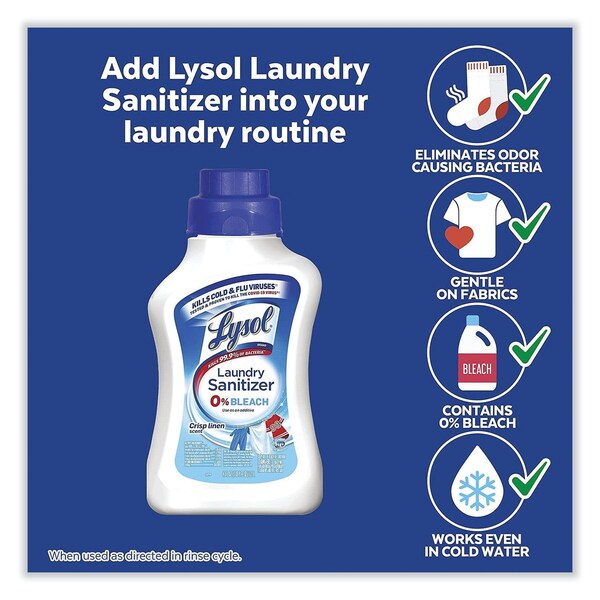 Lysol Limpiadores y Detergentes, Botella, Fresco Lino - 19200-95871