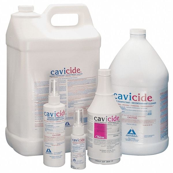 Desinfectante y limpiador Cavicide, botella de 2 oz, sin aroma - 02CD078002