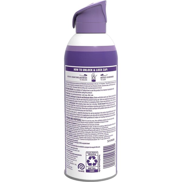 Lysol Desinfectante de Aire con aroma a Brisa Ligera 10 oz 1 paq - 1920099394