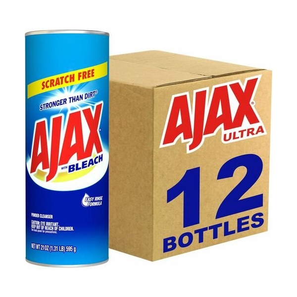 Ajax CLEANSER, BLEACH, AJAX, 21 OZ, 12PK - CPC61034403CT