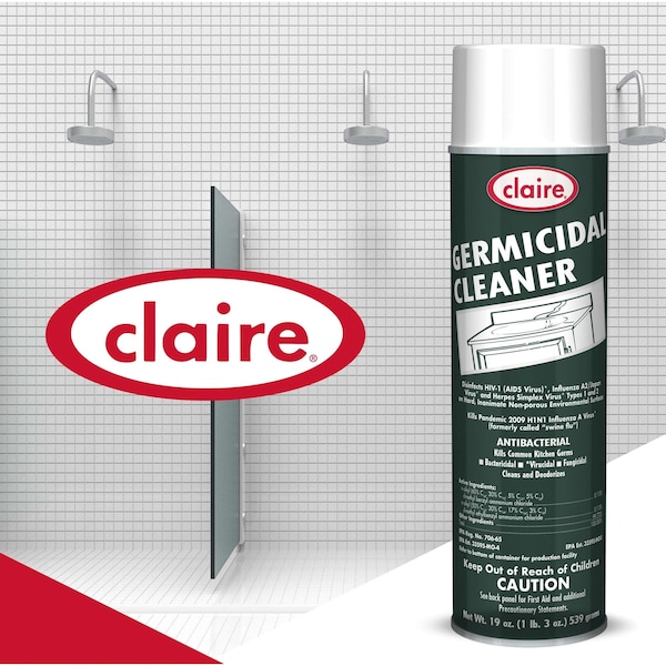 Limpia y desinfecta Sprayway Germicidal, 20 oz. Lata de aerosol, sin aroma - CL873
