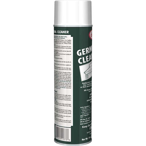 Limpia y desinfecta Sprayway Germicidal, 20 oz. Lata de aerosol, sin aroma - CL873