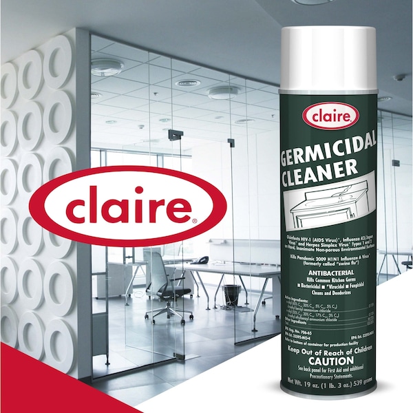 Limpia y desinfecta Sprayway Germicidal, 20 oz. Lata de aerosol, sin aroma - CL873