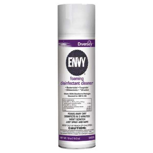 Limpiador y desinfectante Diversey, aerosol de 19 oz, Lavanda, Blanco - 04531