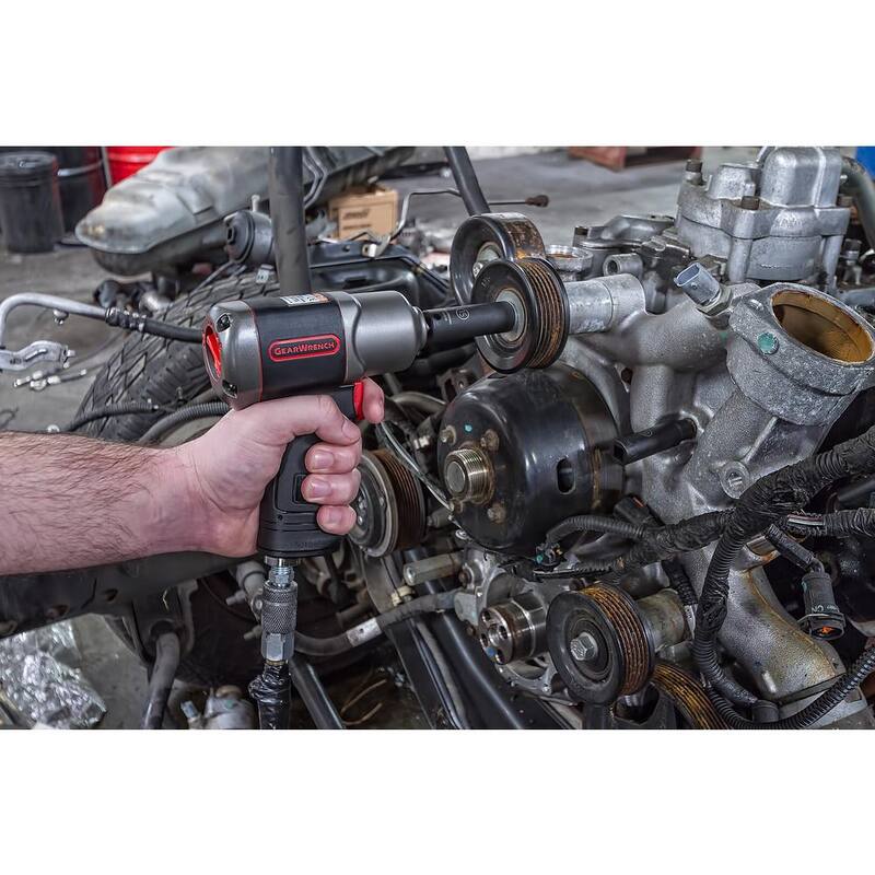 Juego de llaves de impacto estándar y profundo de 78 piezas GEARWRENCH de 1/2 pulgadas con medida en sistema SAE/Métrico de 6 puntos - 849478NC