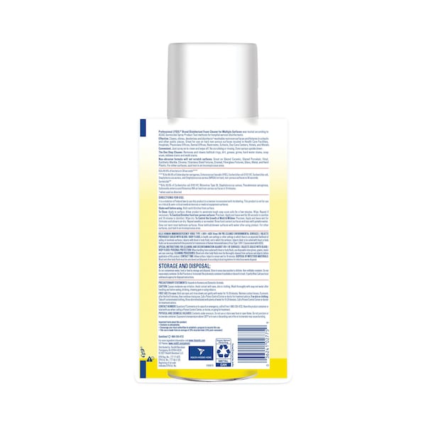 Limpiador espumoso desinfectante Lysol, 24 oz. Aerosol, Fresco - 36241-02775