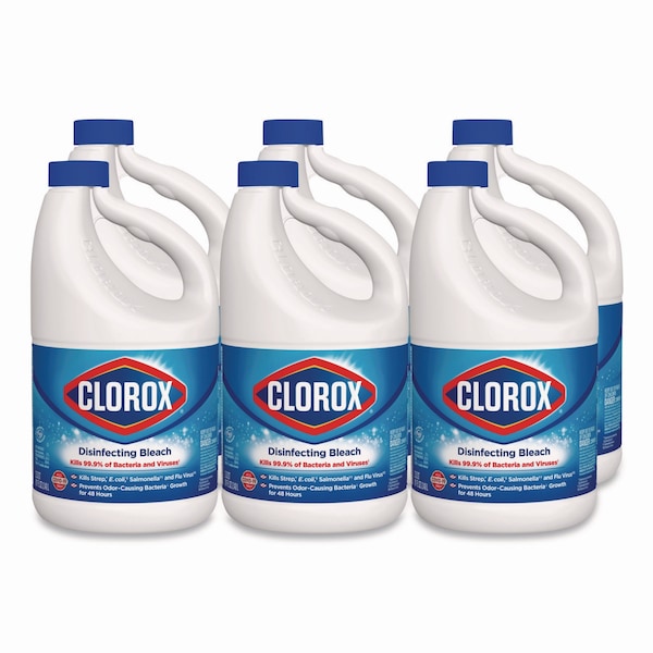 Clorox Limpiadores y Detergentes, Botella, Sin Fragancia, 6 PK - CLO32263