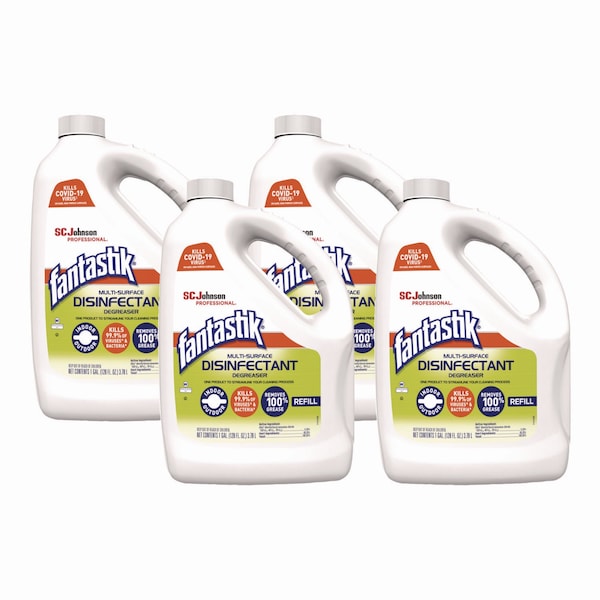 Fantastik Limpiadores y Detergentes, 1 gal agradable, 4 PK - 311930