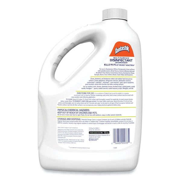 Fantastik Limpiadores y Detergentes, 1 gal agradable, 4 PK - 311930