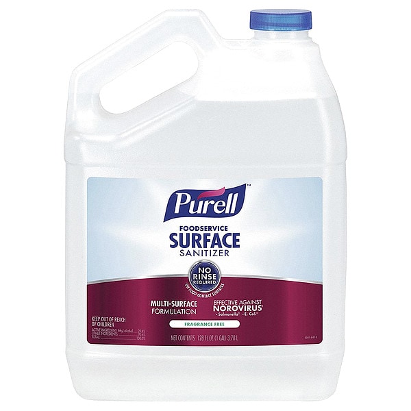 Desinfectante de Superficies para Servicios de Alimentos Purell, Botella de 1 galón, PK4 - 4341-04