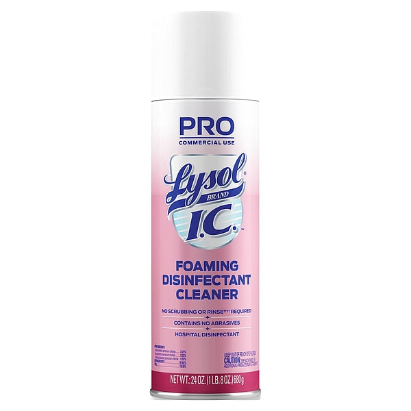 Lysol Limpiador y Desinfectante, Lata de Aerosol de 24 oz, Fresco, Paquete de 12 - REC95524