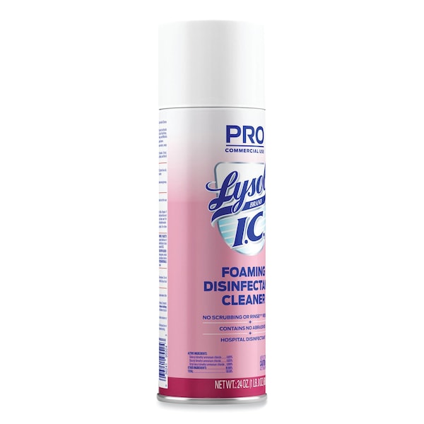 Lysol Limpiador y Desinfectante, Lata de Aerosol de 24 oz, Fresco, Paquete de 12 - REC95524