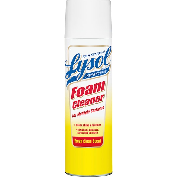 Limpiador Espumoso Desinfectante Lysol, 24 oz (1.50 lb) Aroma Fresco, Transparente, 12 PK - RAC02775CT