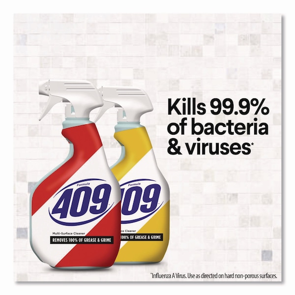 Fórmula 409 Limpiadores y Detergentes, 32 oz. Botella de Spray con Gatillo, Limón, 9 PK - CLO30954