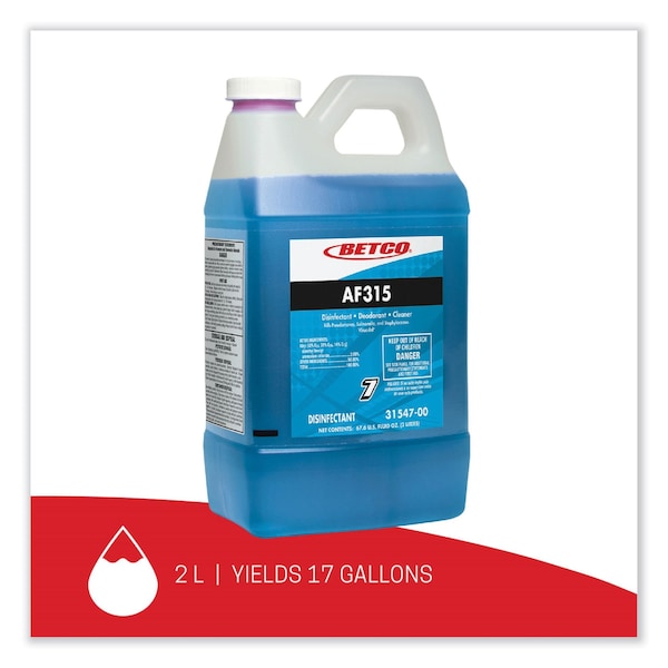 Limpiadores y Detergentes Betco, Botella, Cítrico Floral, 4 PK - 3154700