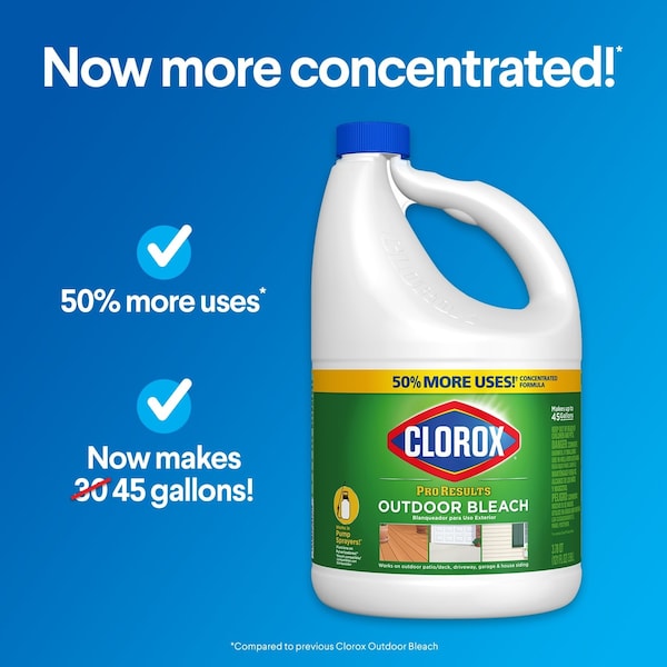 Clorox Clorox ProResults Regular Scent Outdoor Bleach 121 oz - 32437