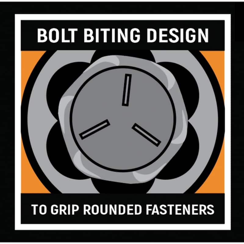 Juego de 10 piezas de vasos de extracción profunda SAE/métricos de 1/2 pulg. Drive Bolt Biter de GEARWRENCH - 86071