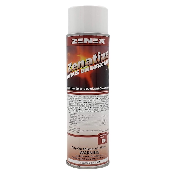 Desinfectante de cítricos Zenex Zenatize net 15 oz. 1 lata - 495565-1