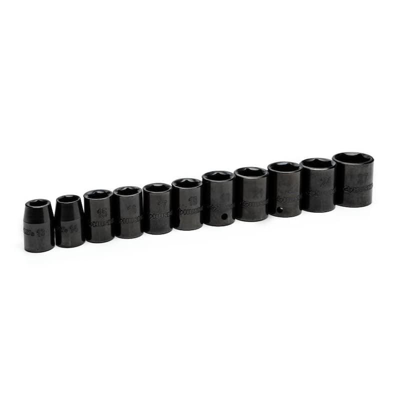 Set de 78 piezas de puntas de impacto de 6 puntos y de 1/2 pulgadas para llave maestra Husky - H2IMPSBS78PC
