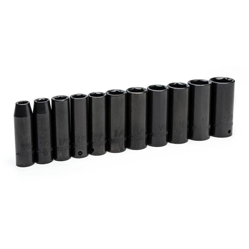 Set de 78 piezas de puntas de impacto de 6 puntos y de 1/2 pulgadas para llave maestra Husky - H2IMPSBS78PC