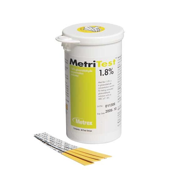 Tiras desinfectantes Metritest, botella, sin aroma, 2 paquetes - AMCS078304
