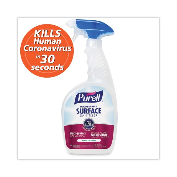 Purell Limpiadores y Detergentes, Botella rociadora, sin fragancia, 6 PK - 3341-06-RTL