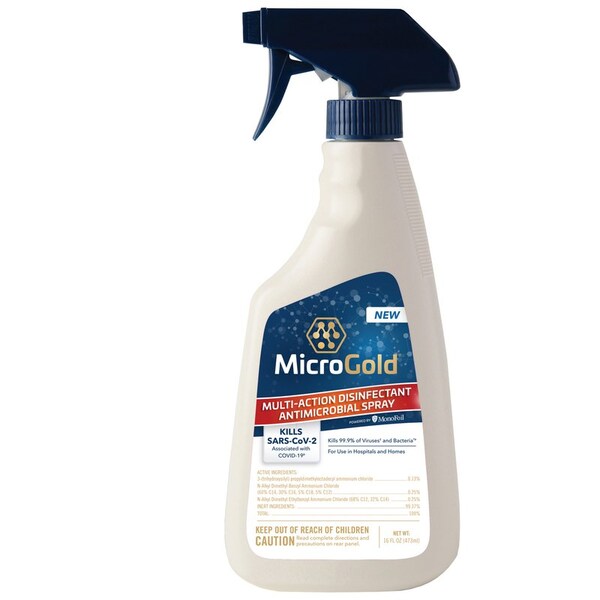 Granite Gold MicroGold Desinfectante Antibacteriano sin aroma 16 oz 1 paq - GG0097