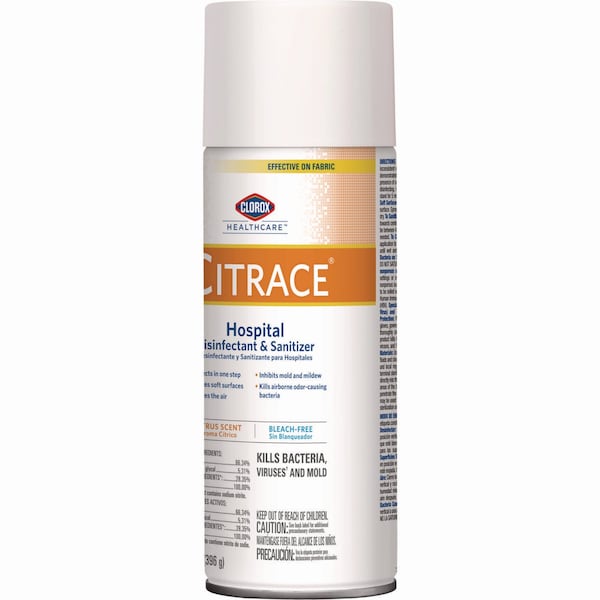 Clorox Limpiadores y Detergentes, Lata en Aerosol de 14 oz, Cítrico, 12 piezas - CLO 49100