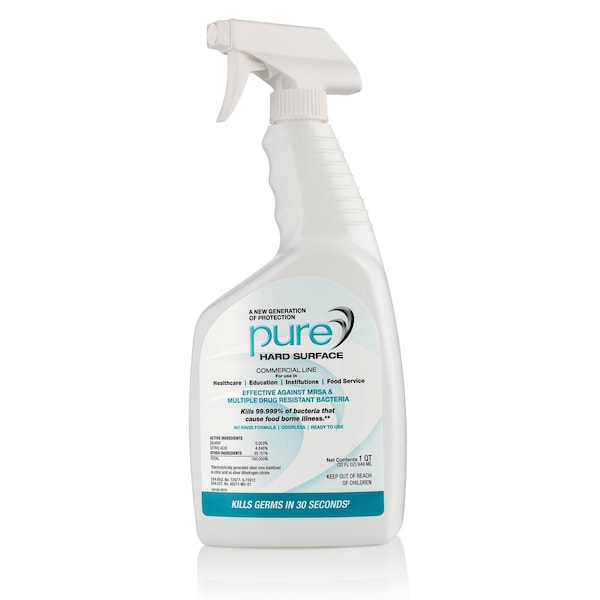Desinfectante de Superficie Dura Pure 32oz en spray / 12 por caja - PURE-32OZ