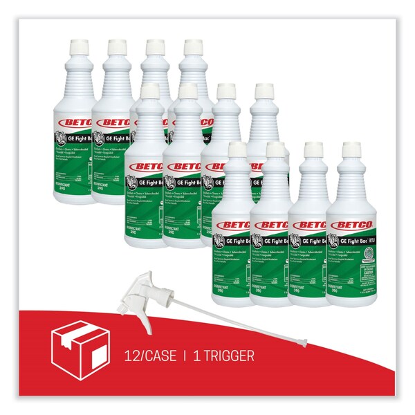 Betco Limpiadores y Detergentes, Botella, Fresco, 12 PK - 3901200
