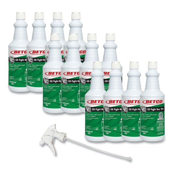 Betco Limpiadores y Detergentes, Botella, Fresco, 12 PK - 3901200