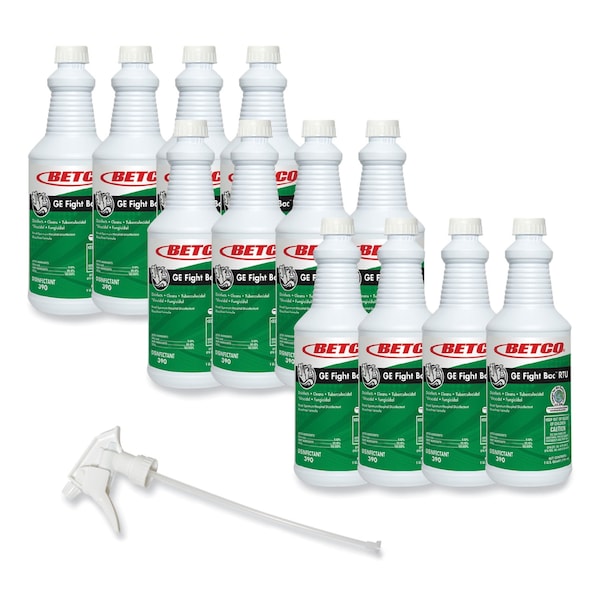 Betco Limpiadores y Detergentes, Botella, Fresco, 12 PK - 3901200