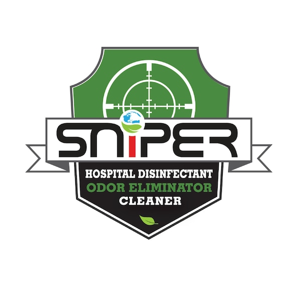 Desinfectante hospitalario SNiPER, eliminador de olores y limpiador multiusos, aerosol de 32 oz - S-32-12