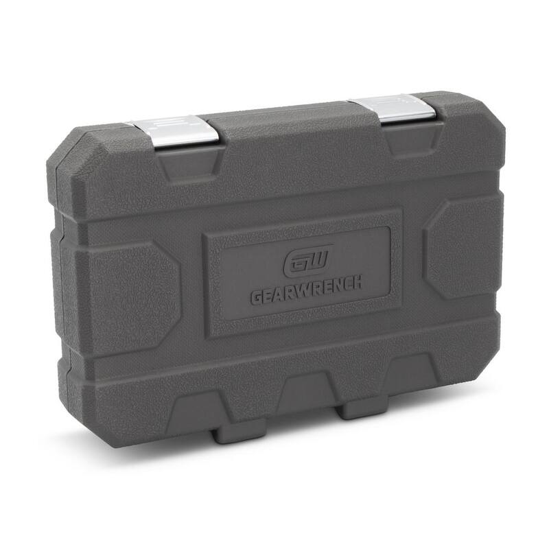 Juego de dado de impacto universal métrico estándar de 6 puntos de 3/8 pulg. GEARWRENCH (15 piezas) - 84918N