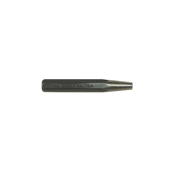 Mayhew Rivet Set Punch, 3/8 in. x 5 in. Long, Full Finish - 20900