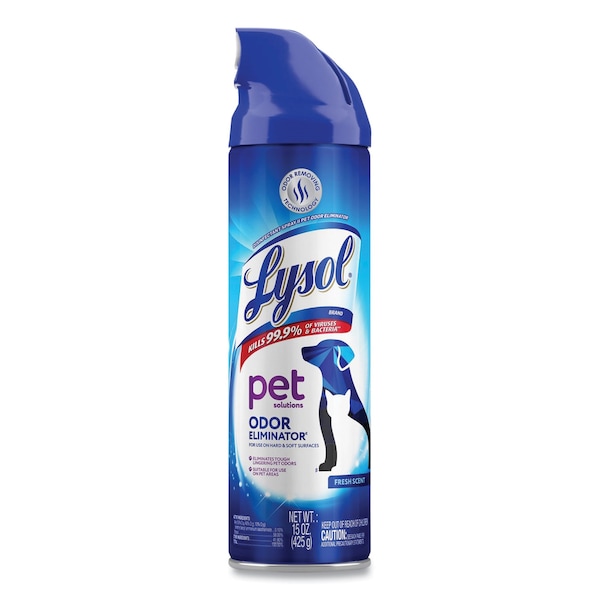 Lysol Limpiadores y Detergentes, Aerosol en Spray, Fresco, Paquete de 12 - 19200-99804