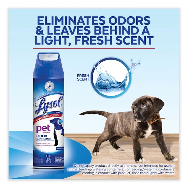 Lysol Limpiadores y Detergentes, Aerosol en Spray, Fresco, Paquete de 12 - 19200-99804