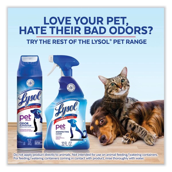 Lysol Limpiadores y Detergentes, Aerosol en Spray, Fresco, Paquete de 12 - 19200-99804