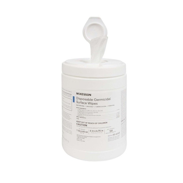 Toallitas desinfectantes de superficie Mckesson, Lata grande, 1920PK - 50-66160