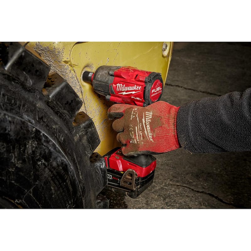 Juego de casquillos de impacto Milwaukee SHOCKWAVE de 3/8 pulgadas, unidad SAE de 6 puntos (juego de 12 piezas) - 49-66-7005