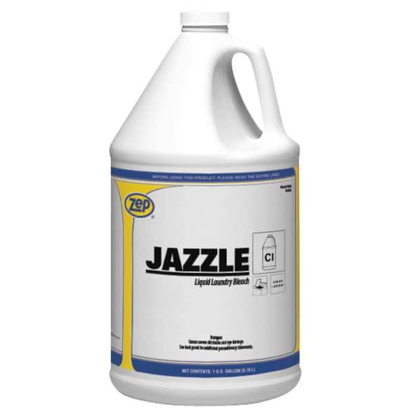 Producto de limpieza Zep, garrafa de 1 galón, cloro, color amarillo claro, paquete de 4 - 540824