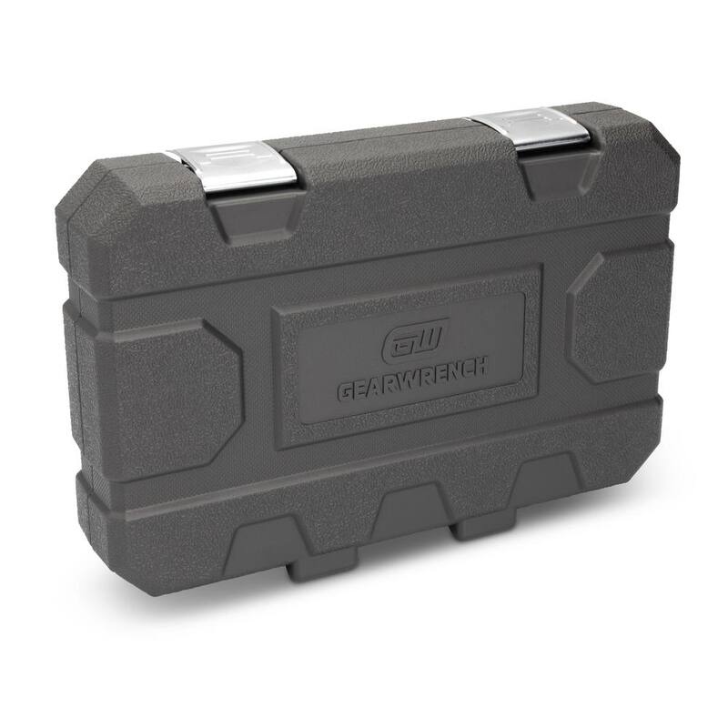 Juego de llaves de impacto universales métricas estándar de 1/2 pulgadas de 6 puntos GEARWRENCH (15 piezas) - 84939N