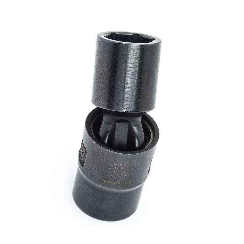 Juego de llaves de impacto universales métricas sin pasador de 6 puntos GEARWRENCH X-Core de 3/8 pulgadas de 11 piezas - 84975