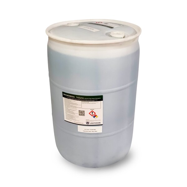 Trizyme Neutral Cage Wash, 55 galones - VRCW51855G