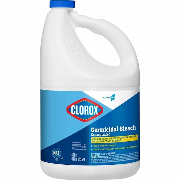 Caja de 3 botellas de 121 oz de líquido blanqueador Clorox MOQ=1, Qty=3 - 30966CT