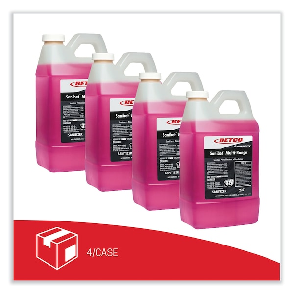 Betco Limpiadores y Detergentes, Botella, 4 PK - 2374700