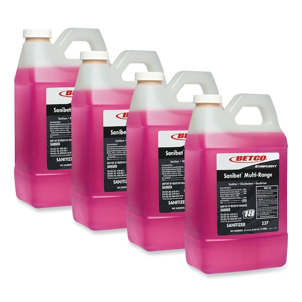 Betco Limpiadores y Detergentes, Botella, 4 PK - 2374700