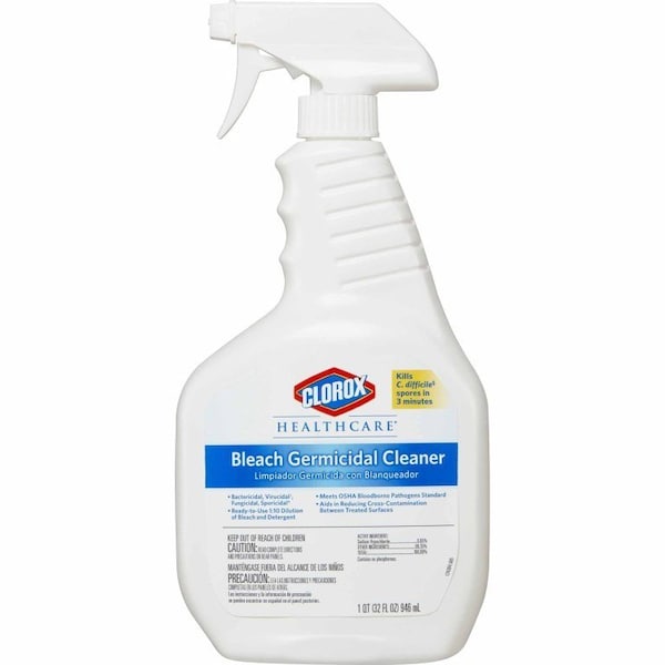 Clorox Healthcare Desinfectante de Superficies Germicida con Blanqueador en Aerosol 32 oz. Fragancia Floral Afrutada, 6 unidades - 68970