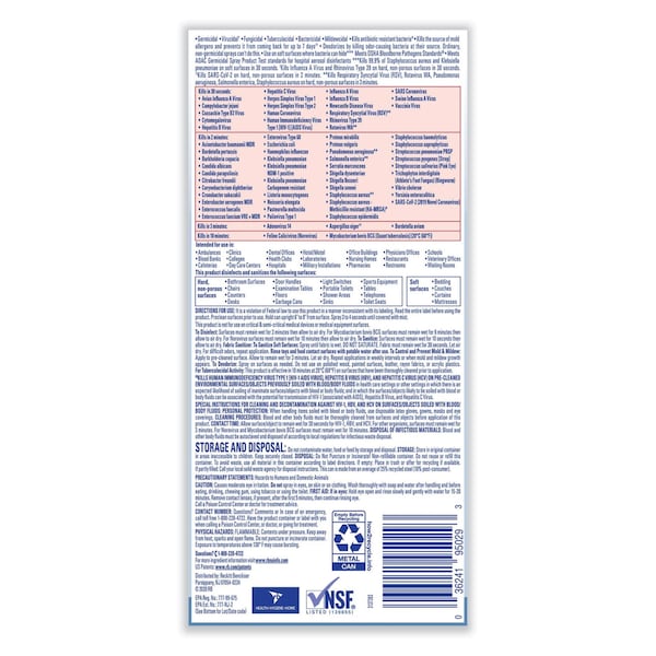 Lysol Desinfectante en Aerosol, 19 oz, Original - 36241-95029